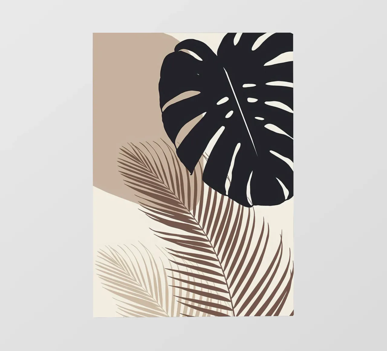 Monstera Minimal Palm 8 papier peint photo de Rebecca Clark Wyrick
