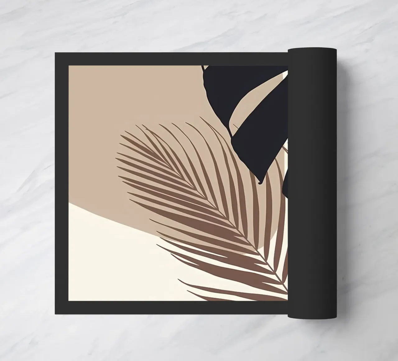Monstera minimale Palm 8 zerbino da Rebecca Clark Wyrick