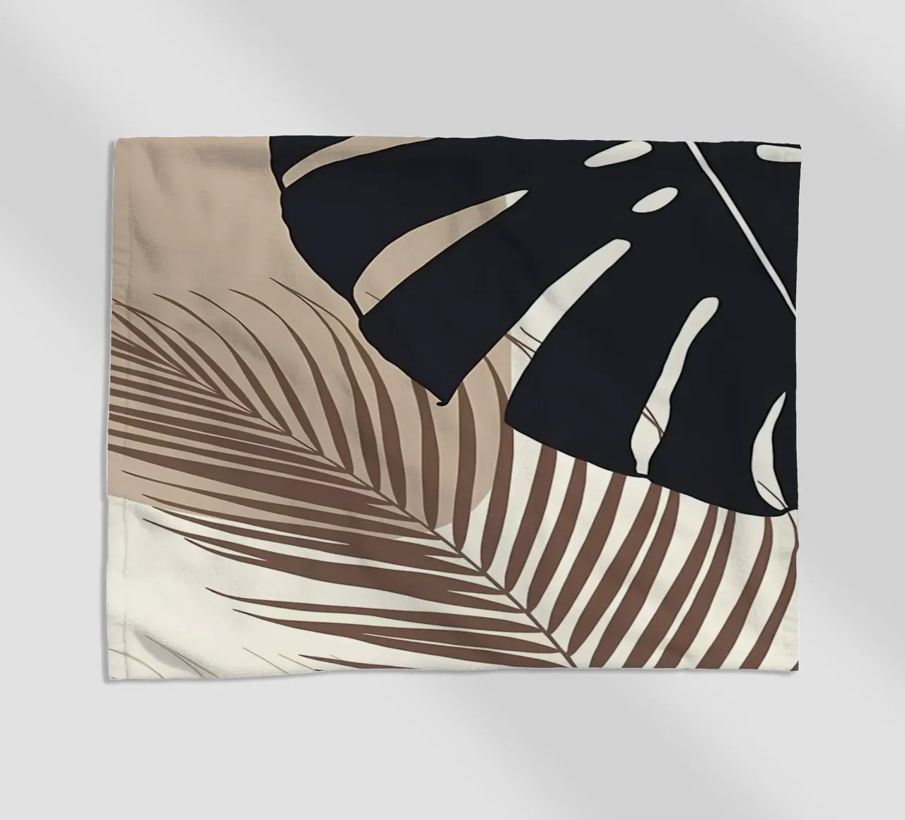 Monstera minimale Palm 8 telo mare da Rebecca Clark Wyrick