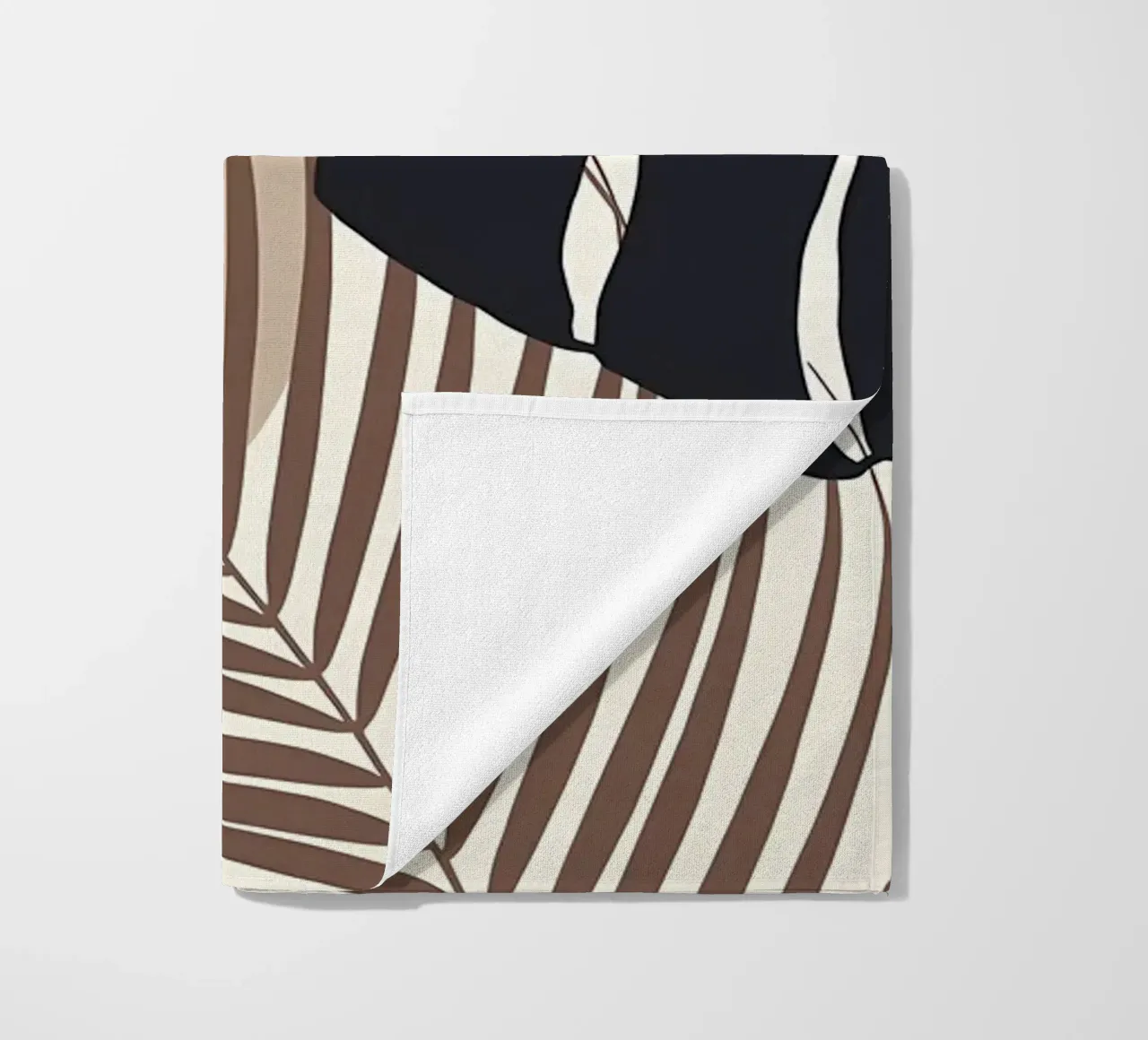 Monstera minimale Palm 8 telo mare da Rebecca Clark Wyrick