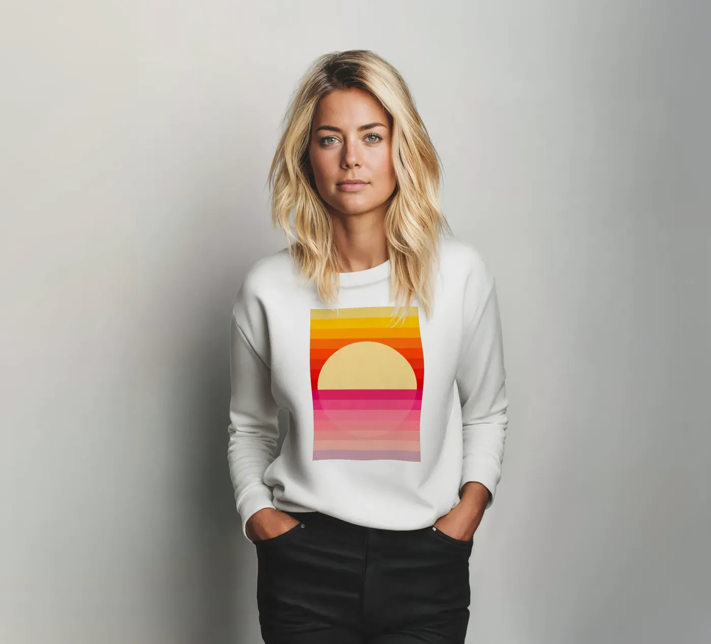 Zonsondergang 2 sweatshirt van James M Coyle