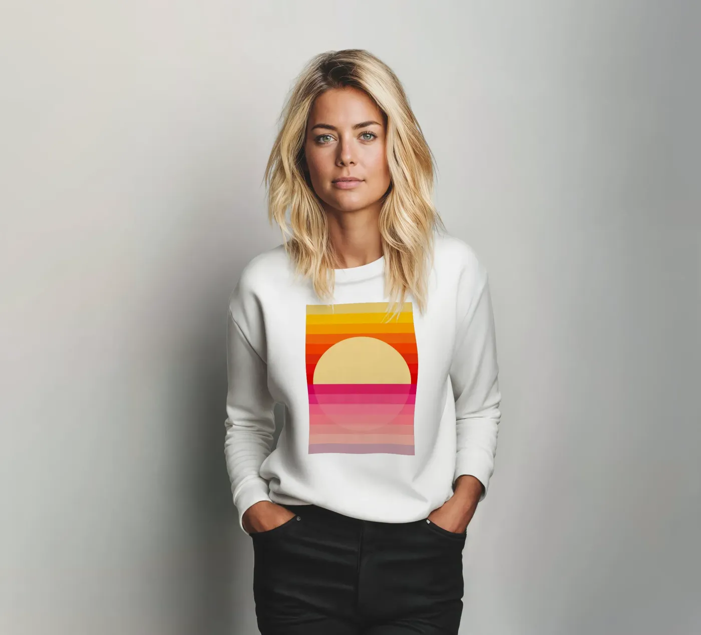 Zonsondergang 2 sweatshirt van James M Coyle