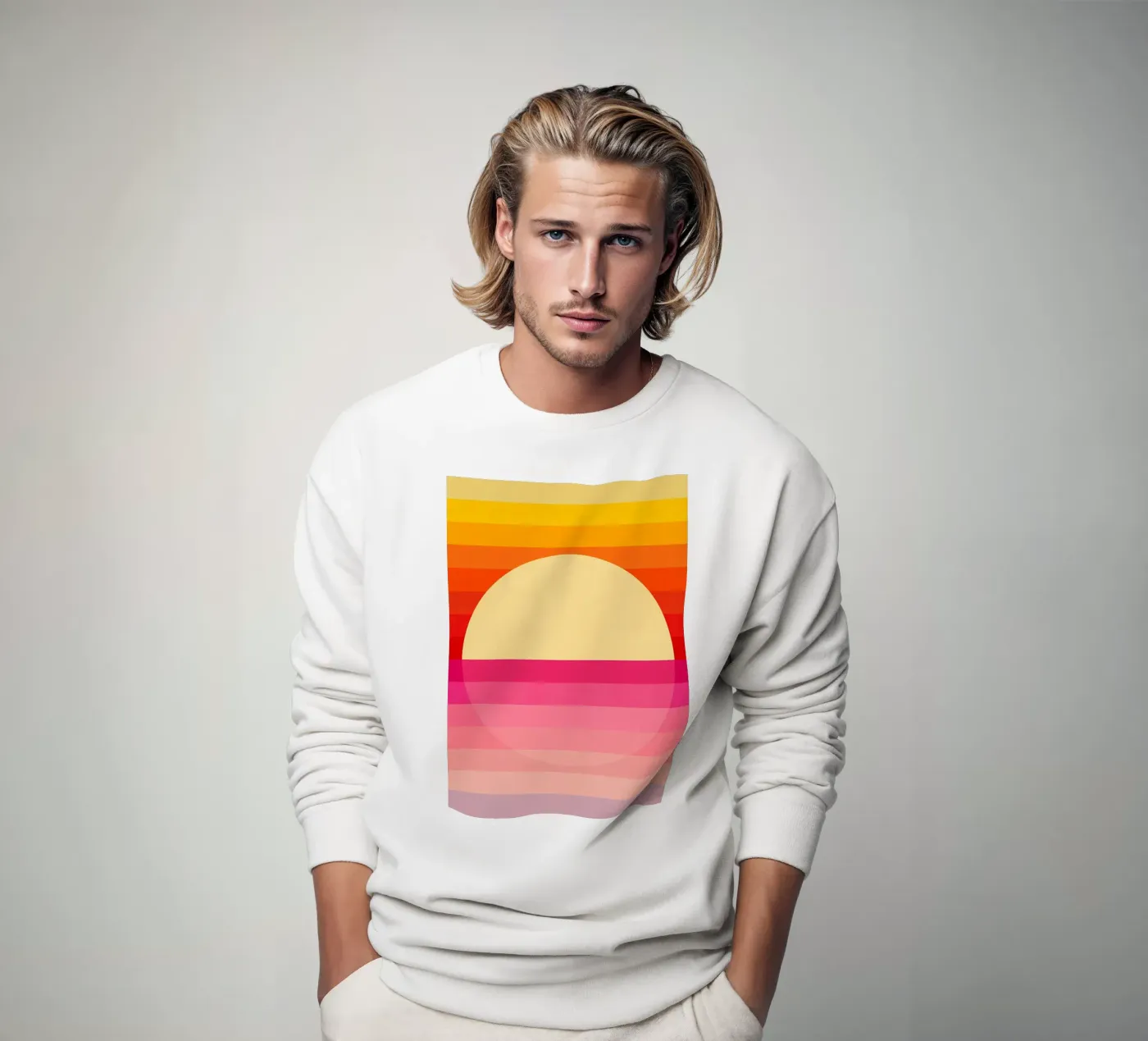 Zonsondergang 2 sweatshirt van James M Coyle