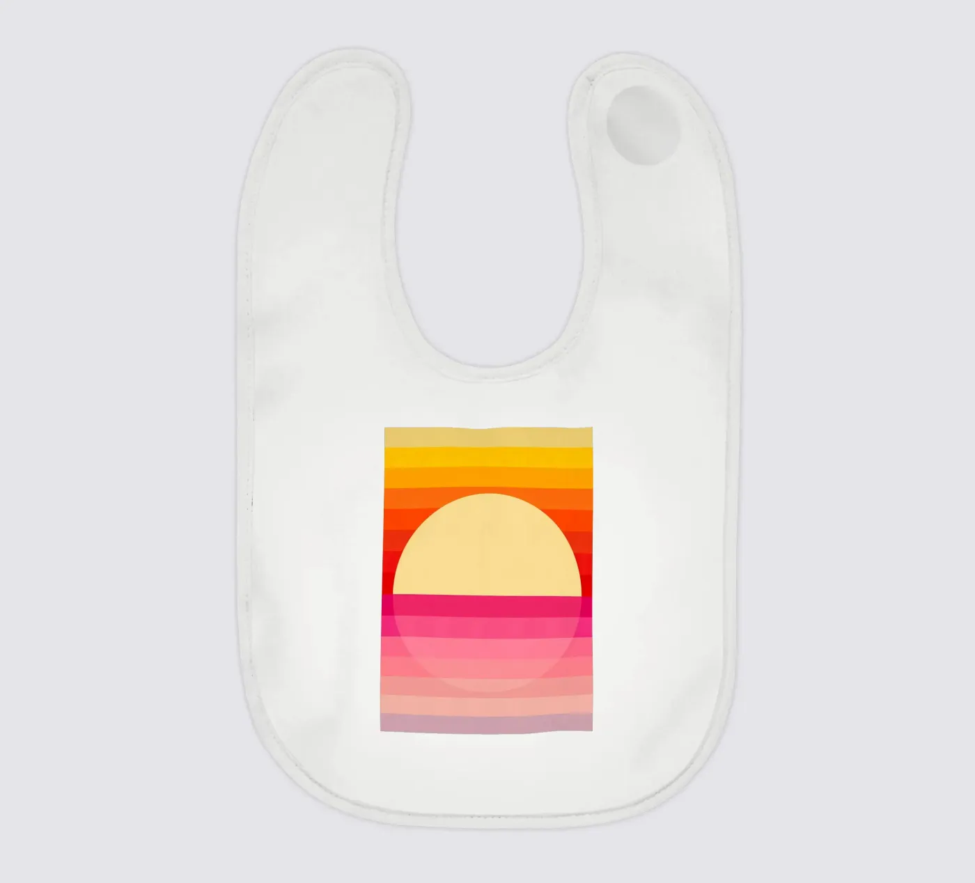 Zonsondergang 2 baby slabbetje van James M Coyle