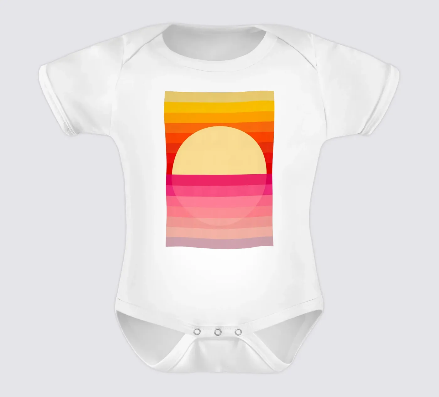 Tramonto 2 body neonato maniche corte da James M Coyle