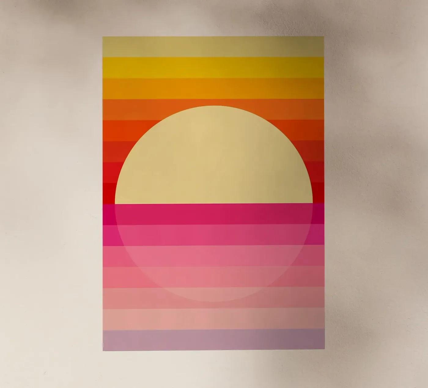 Sunset 2 backlit folie van James M Coyle