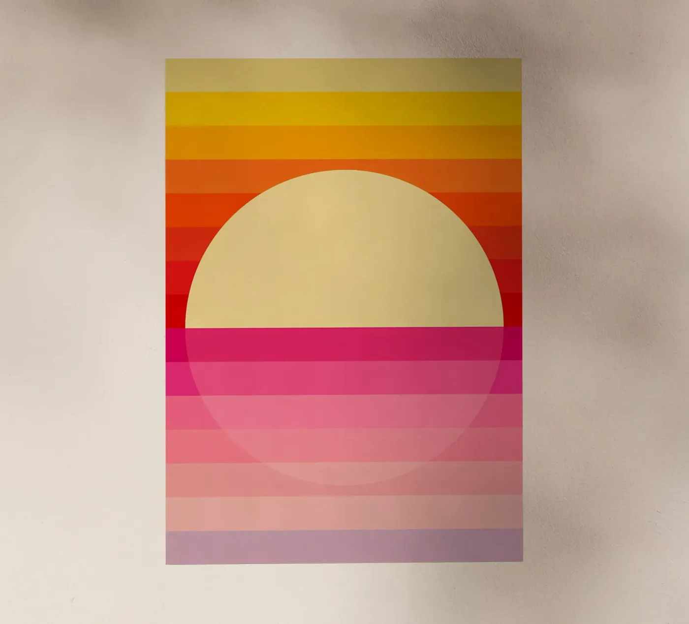 Zonsondergang 2 backlit folie van James M Coyle