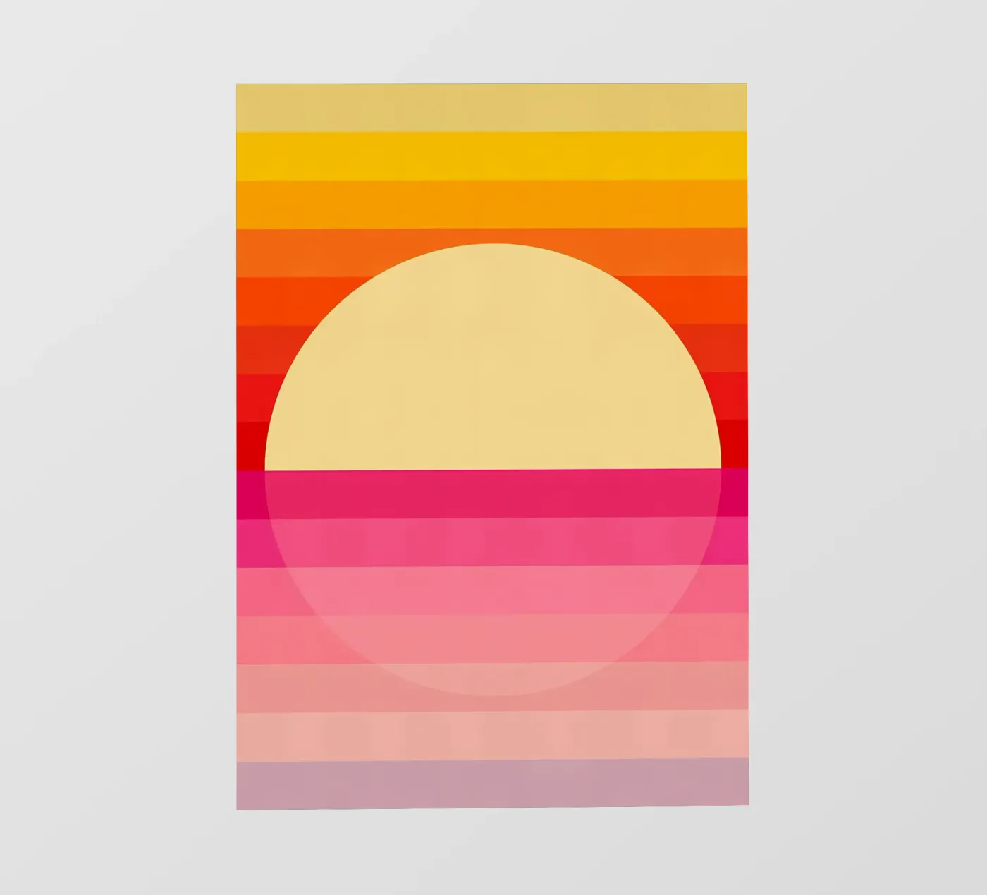 Sunset 2 backlit folie van James M Coyle