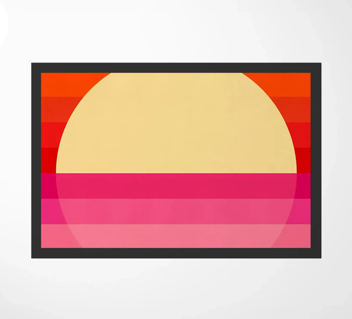 Zonsondergang 2 deurmat van James M Coyle