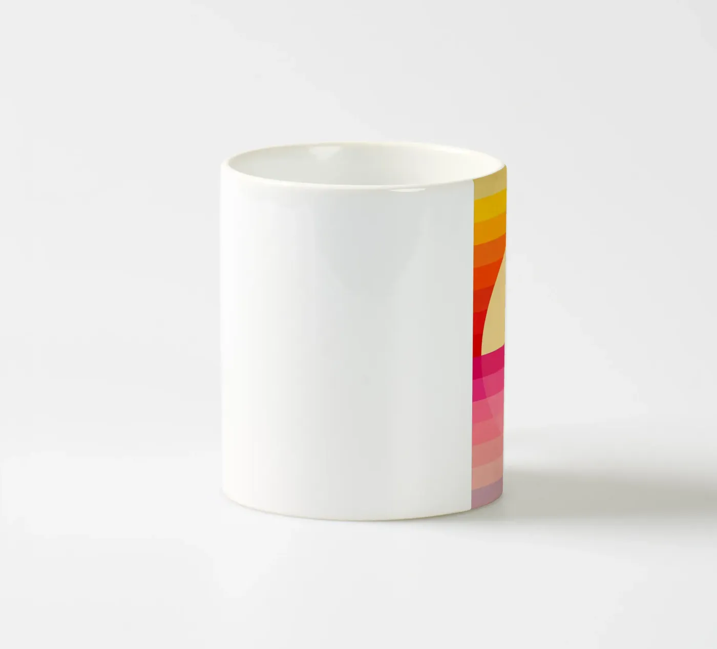 Sunset 2 ceramic mug by James M Coyle