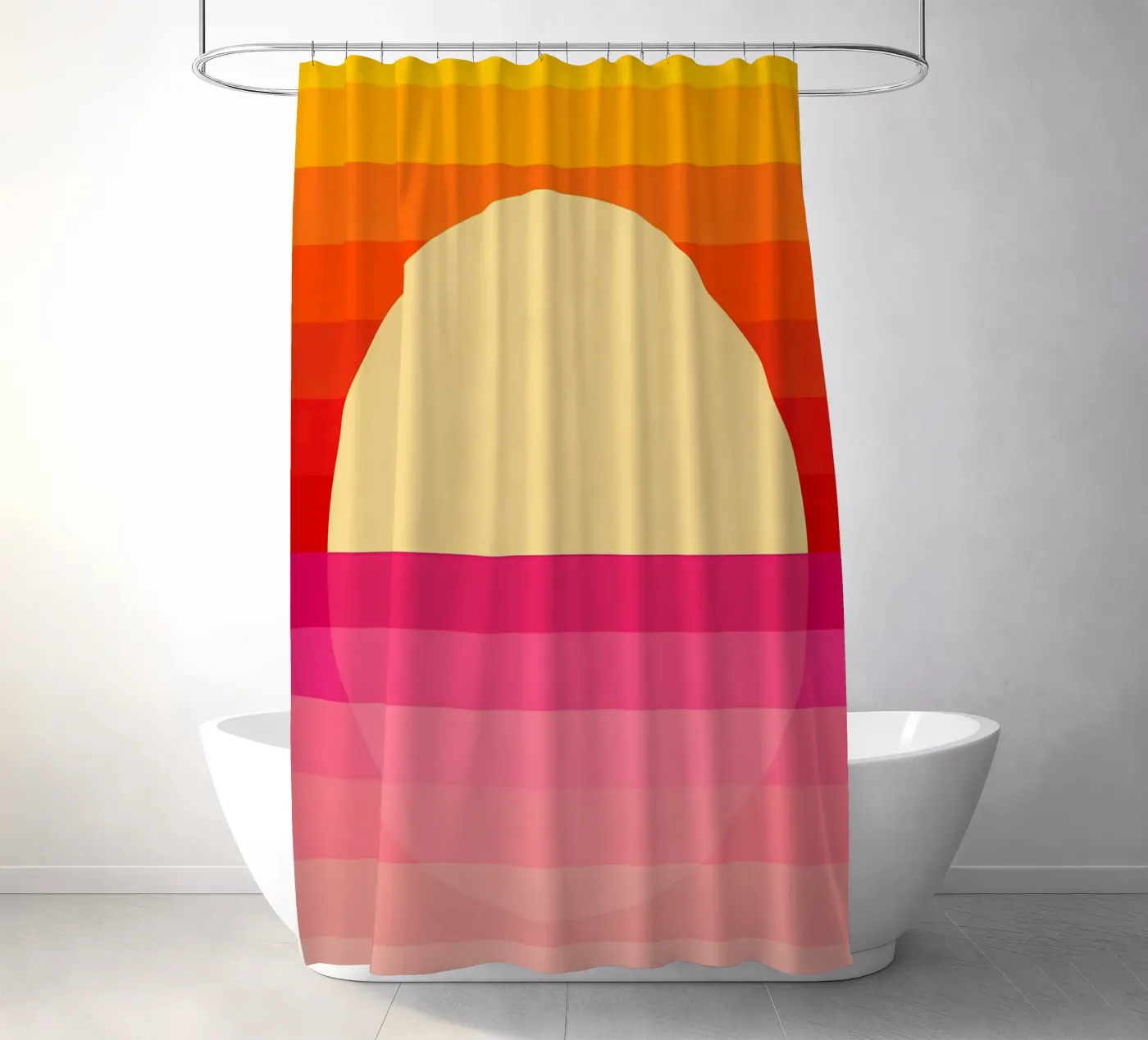 Sonnenuntergang 2 Duschvorhang von James M Coyle