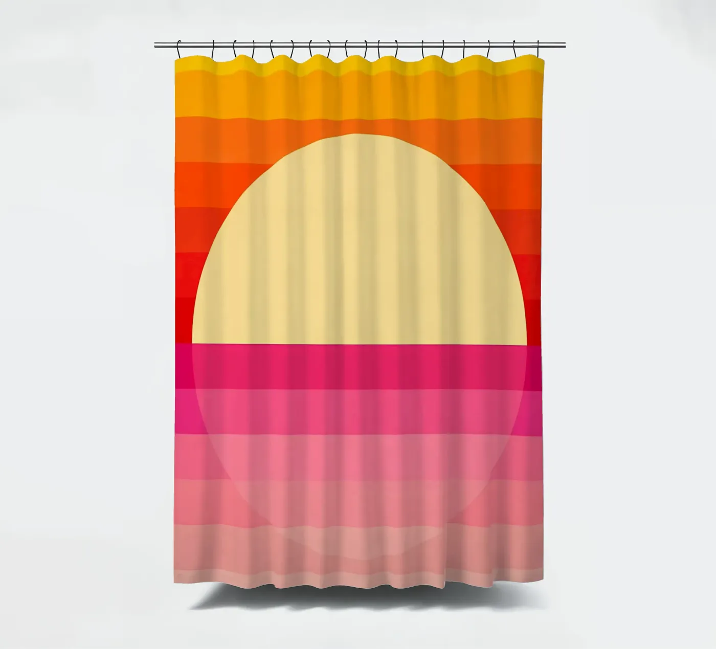 Sonnenuntergang 2 Duschvorhang von James M Coyle