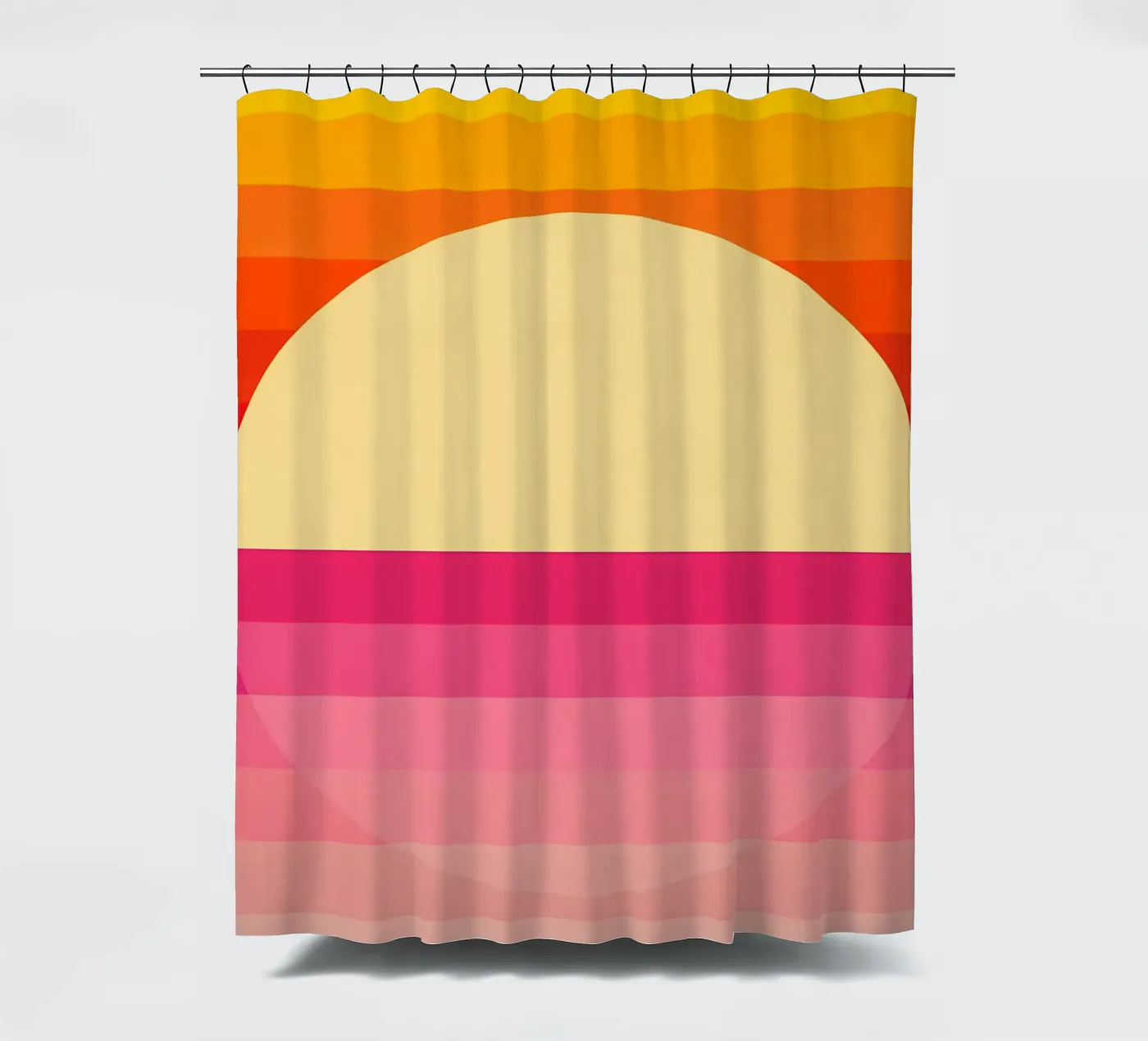 Sonnenuntergang 2 Duschvorhang von James M Coyle