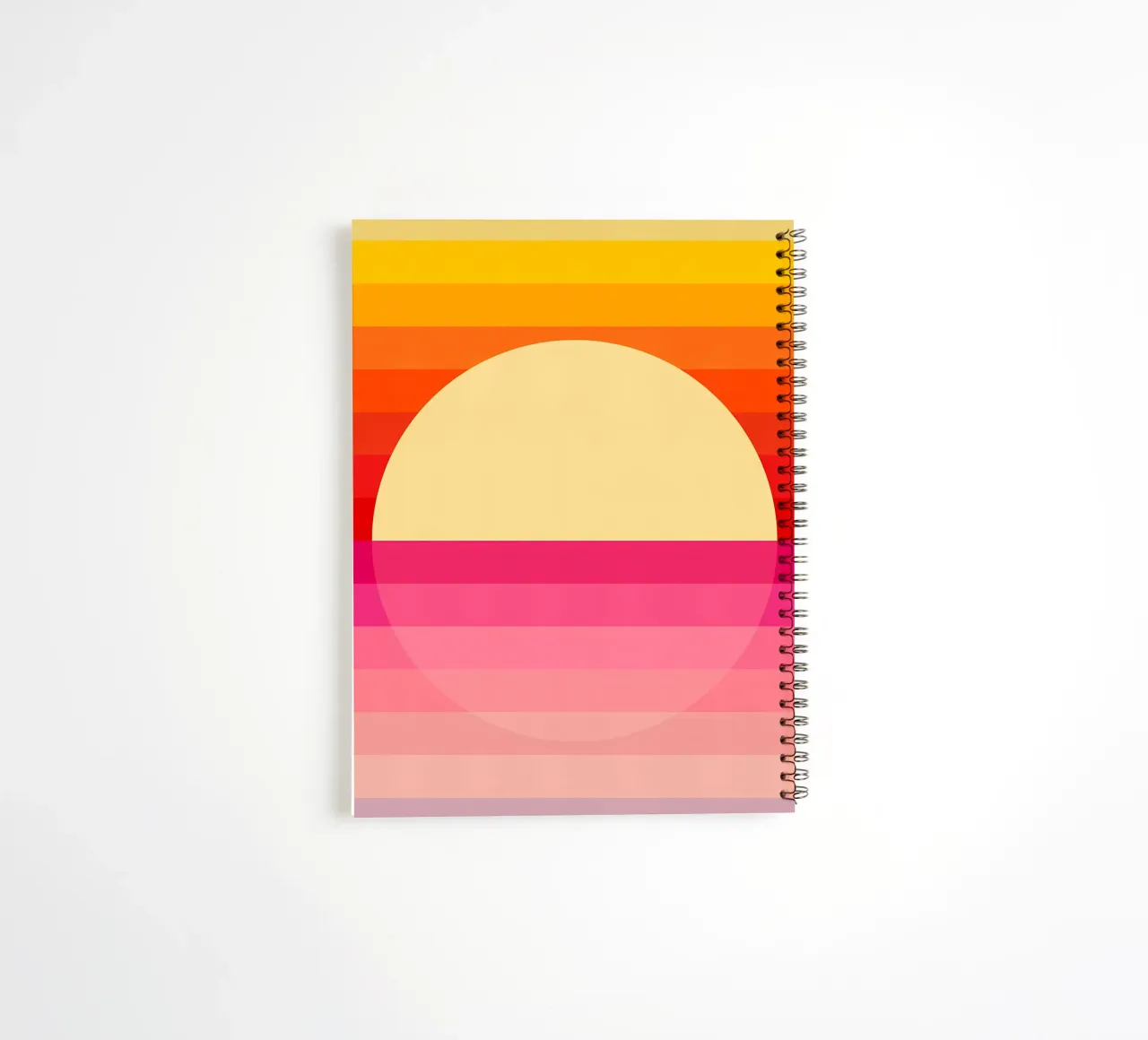 Sunset 2 spiral notebook by James M Coyle