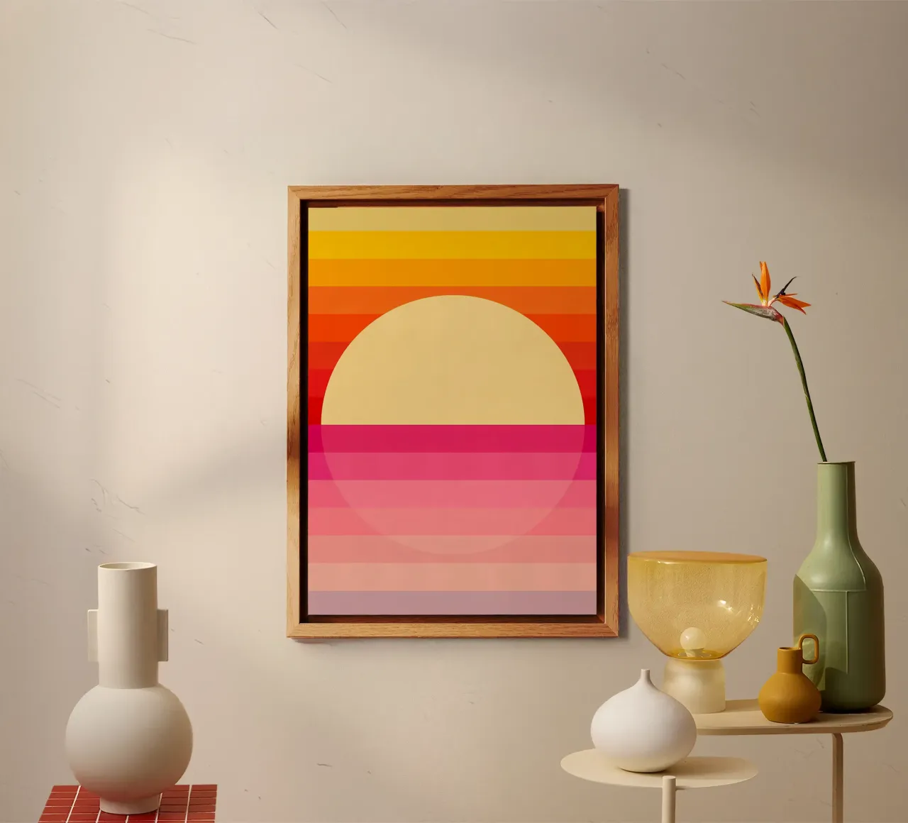Sunset 2 forex plate by James M Coyle