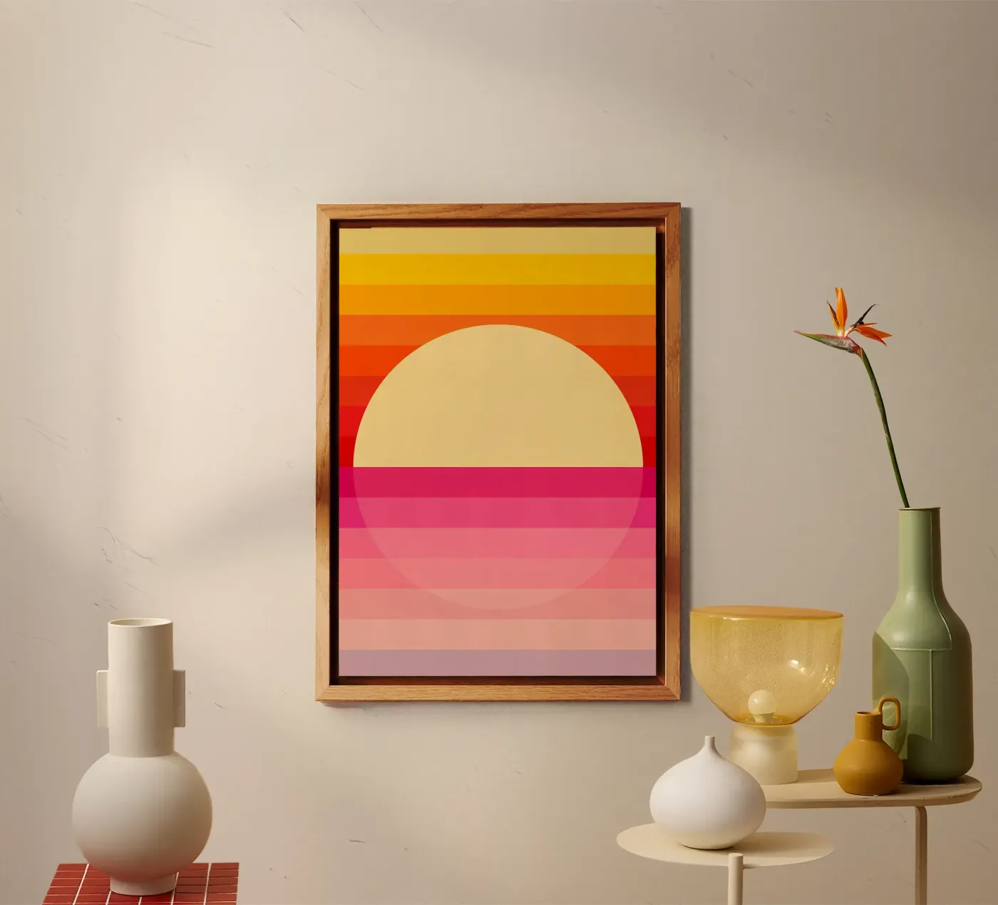 Sunset 2 forex plate by James M Coyle