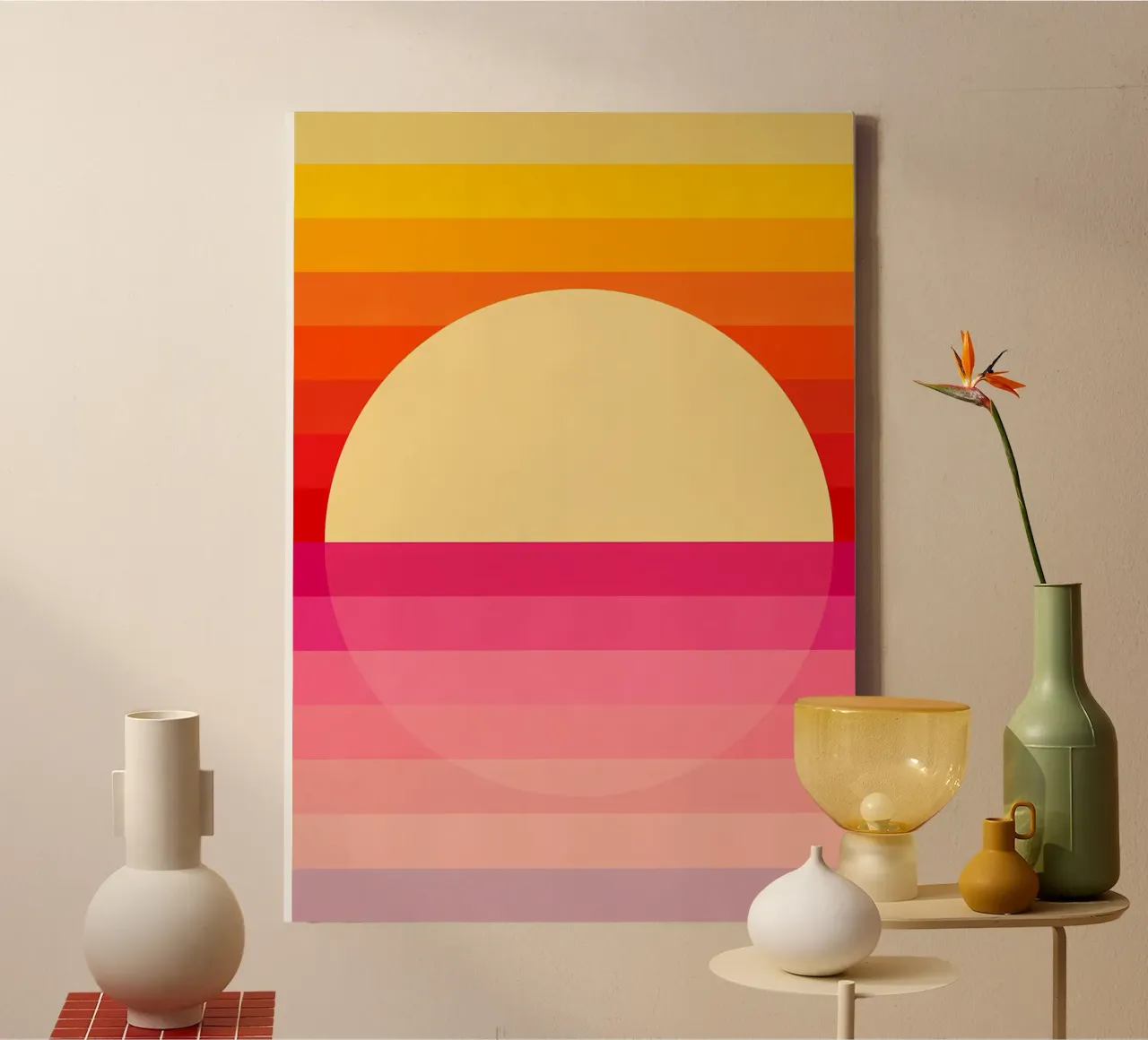 Sunset 2 canvas by James M Coyle