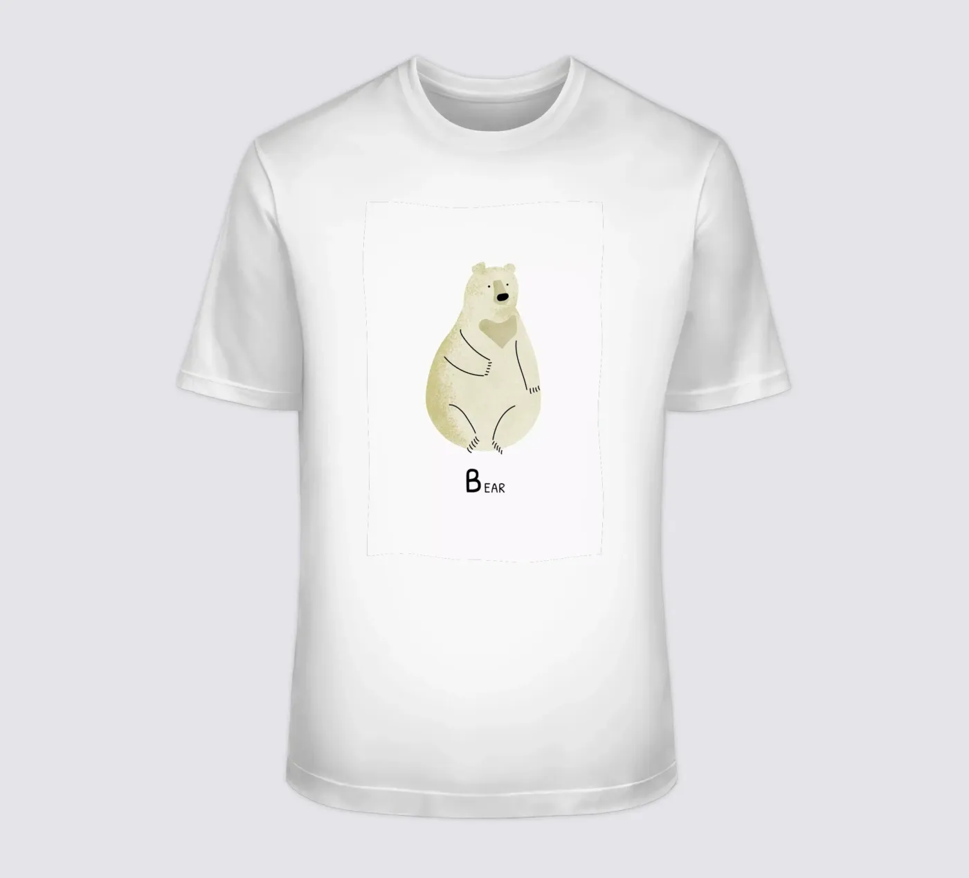Bear t-shirt da Little Flourishes