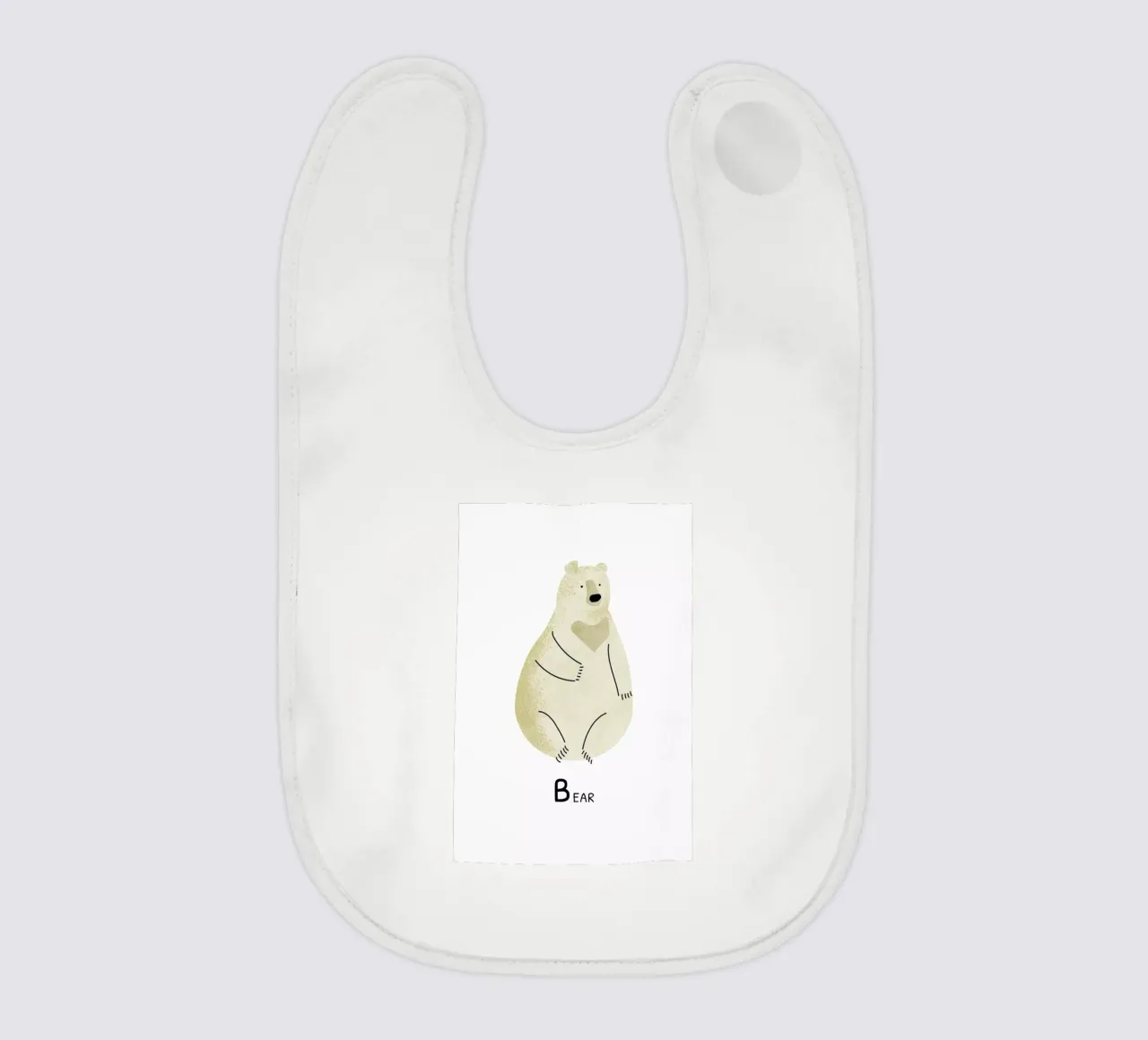 Bear Babylätzchen von Little Flourishes