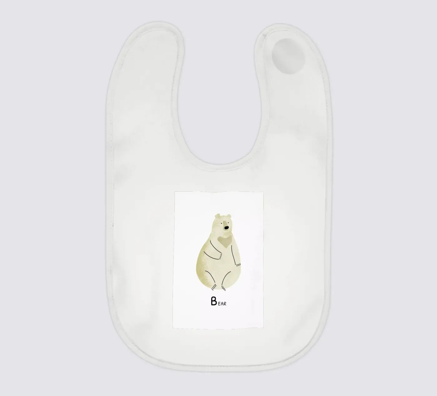 Bear Babylätzchen von Little Flourishes