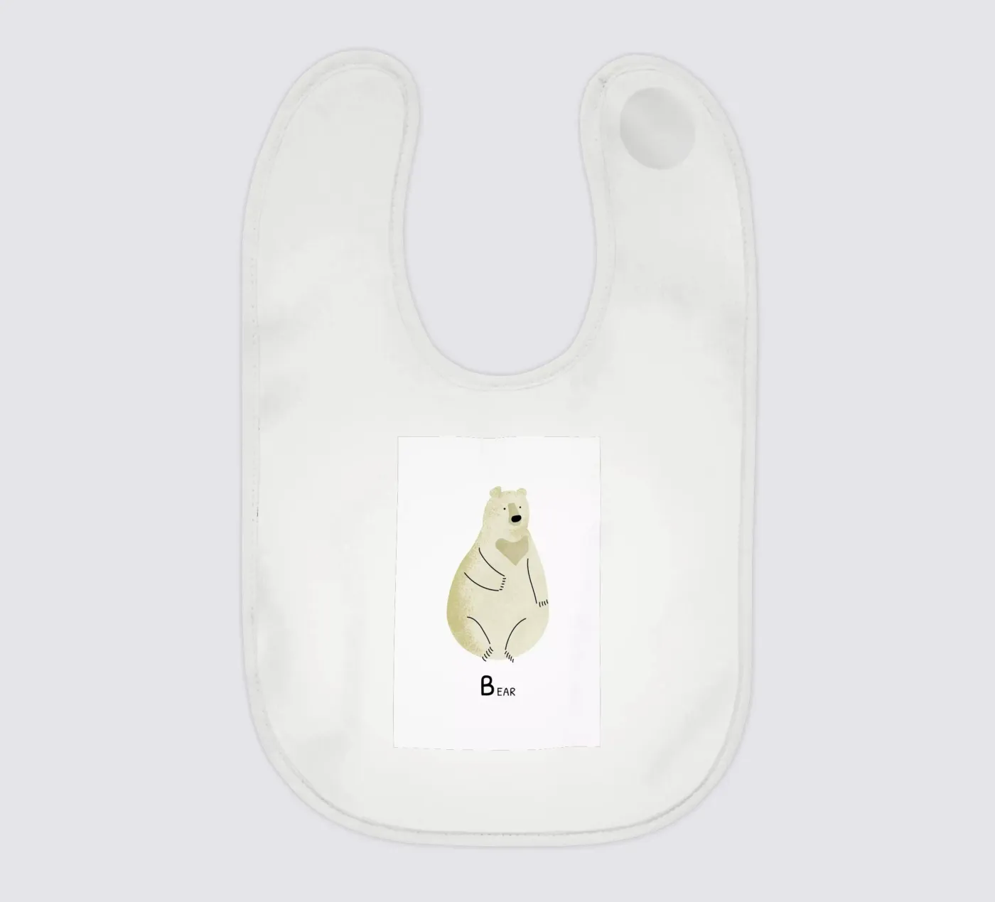 Bear Babylätzchen von Little Flourishes