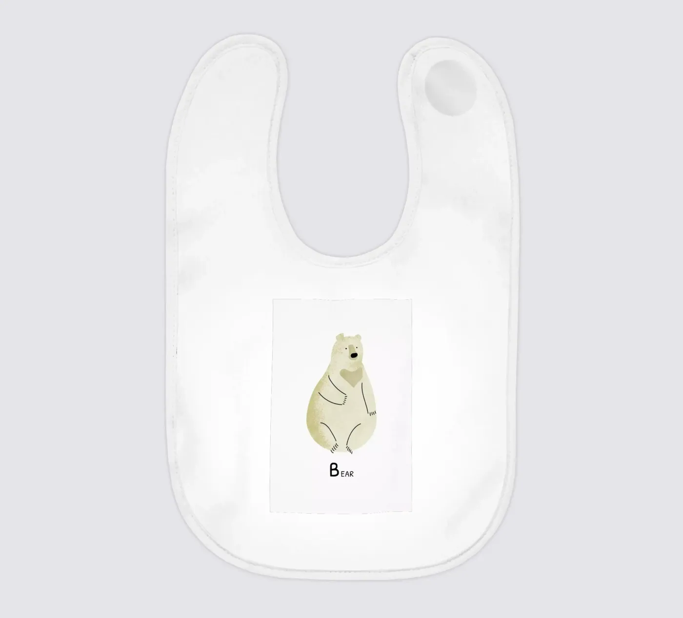 Bear Babylätzchen von Little Flourishes