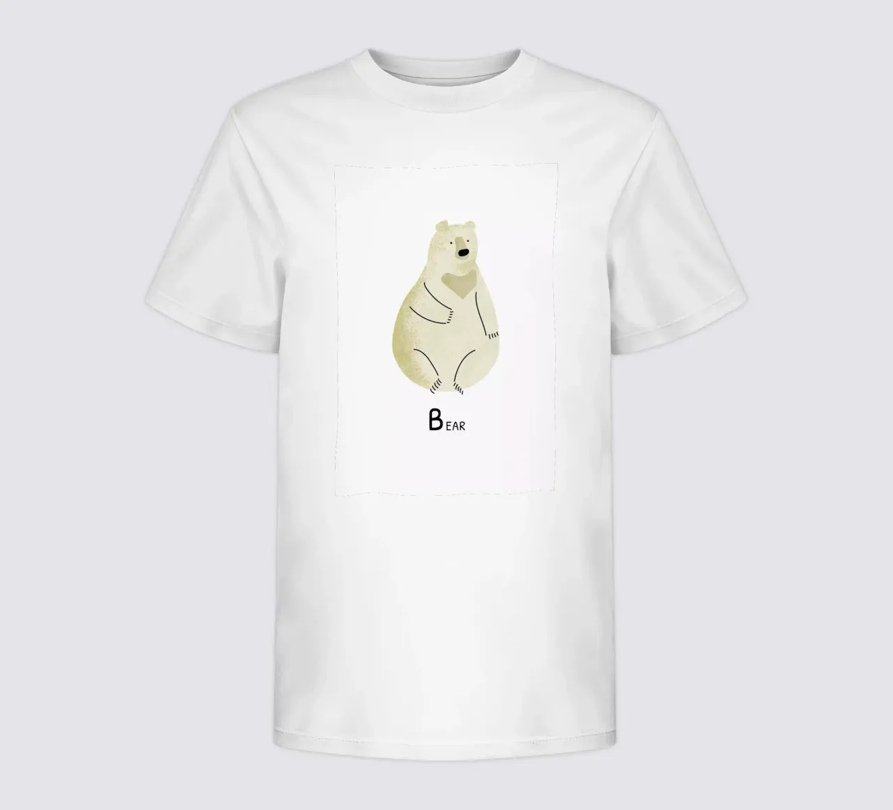 Bear t-shirt bambini da Little Flourishes