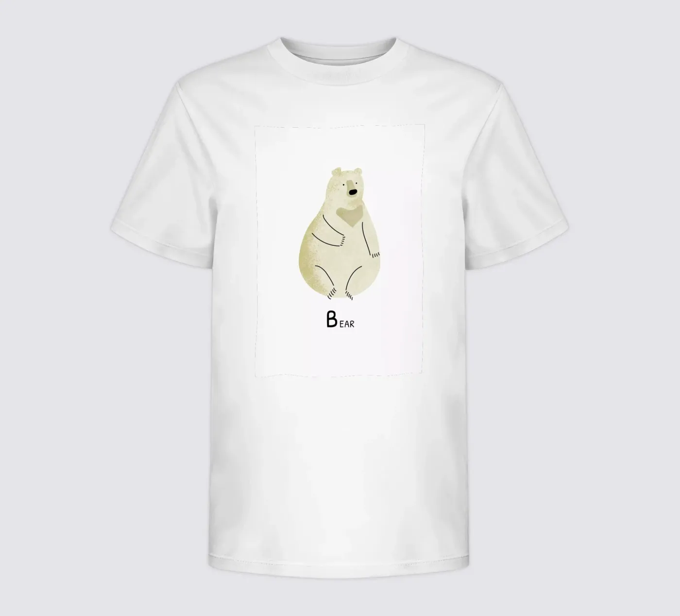 Bear kinder t-shirt van Little Flourishes