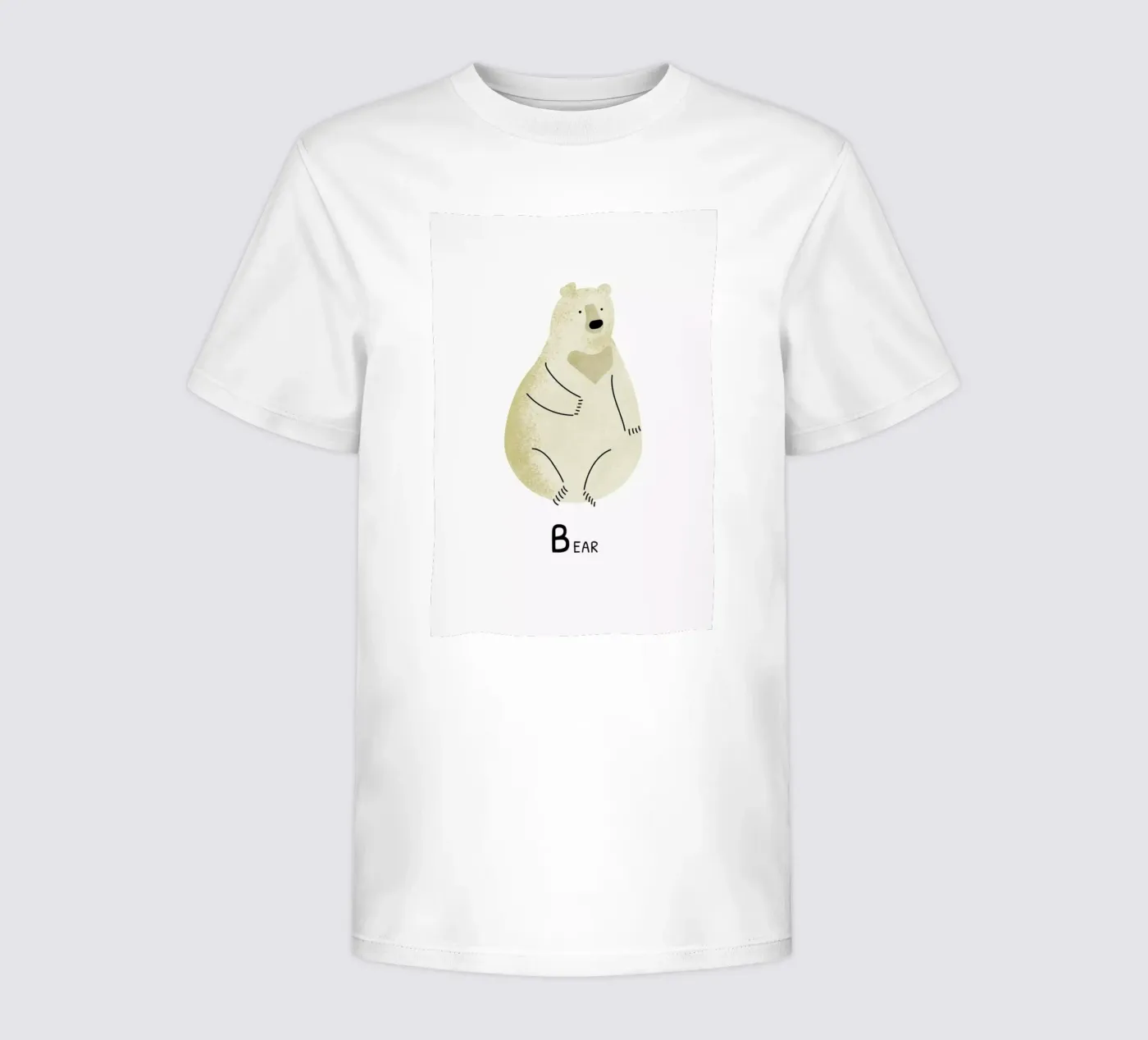 Bear kinder t-shirt van Little Flourishes
