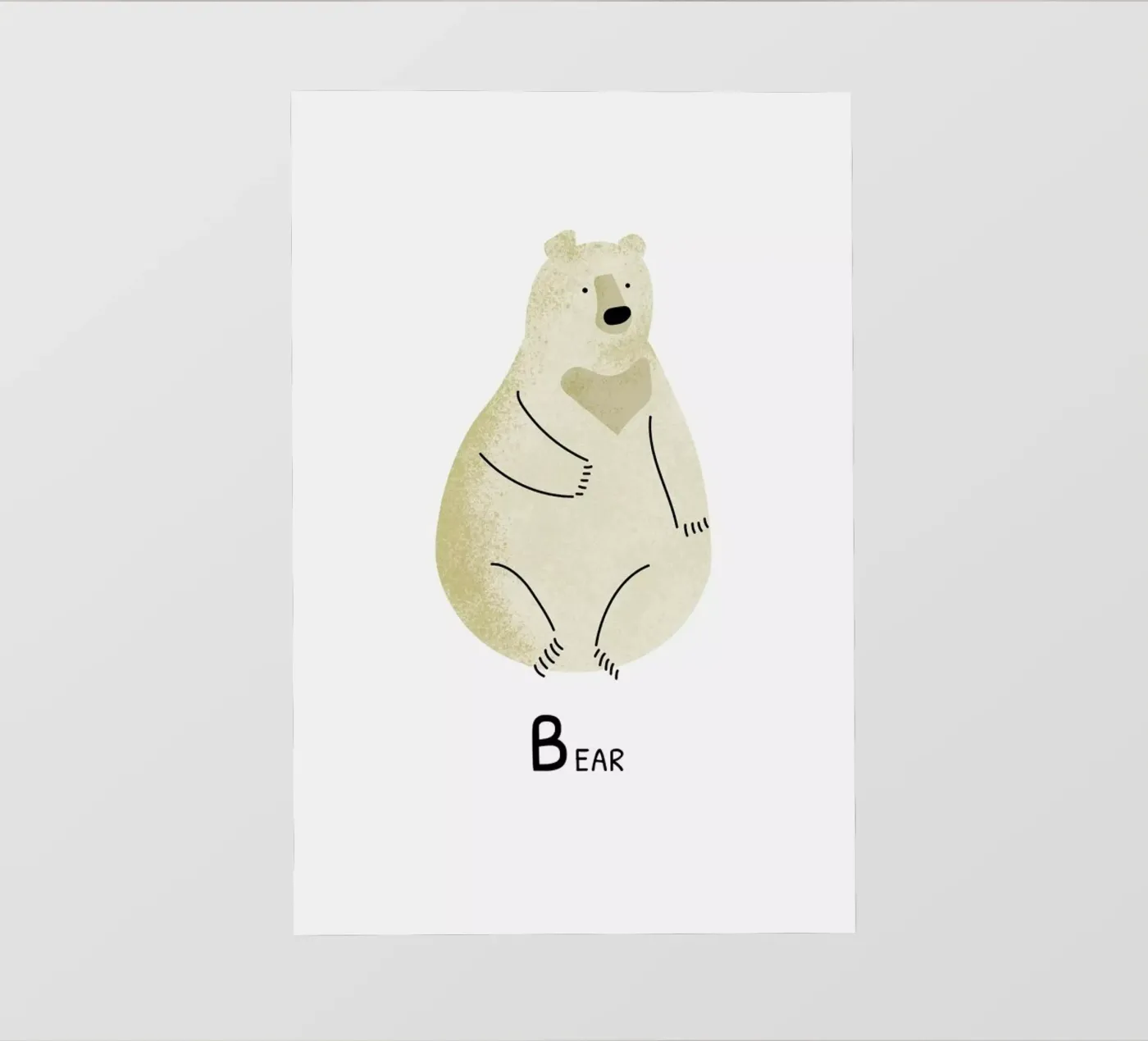 Bear pellicola backlit da Little Flourishes