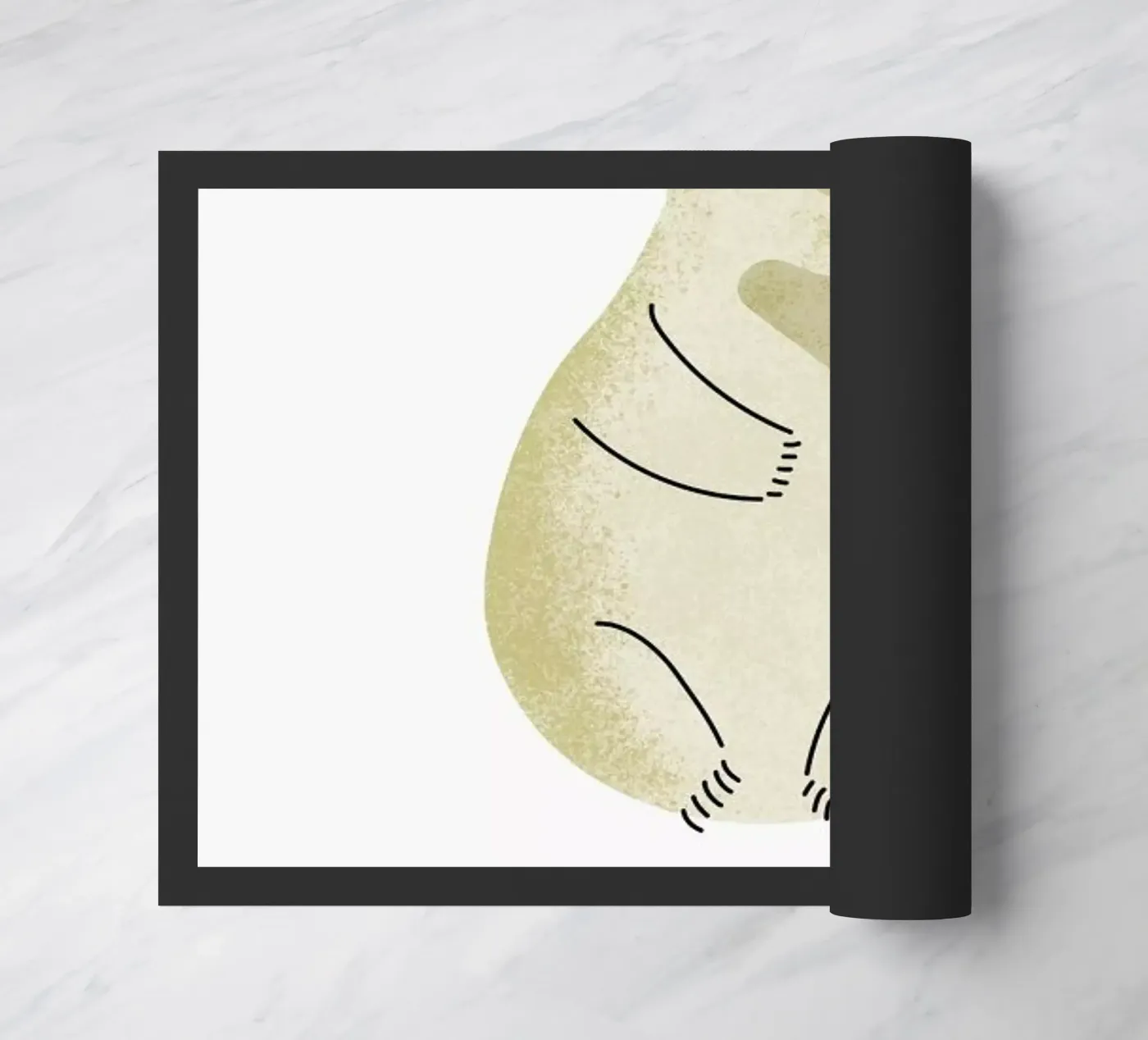 Bear paillasson de Little Flourishes