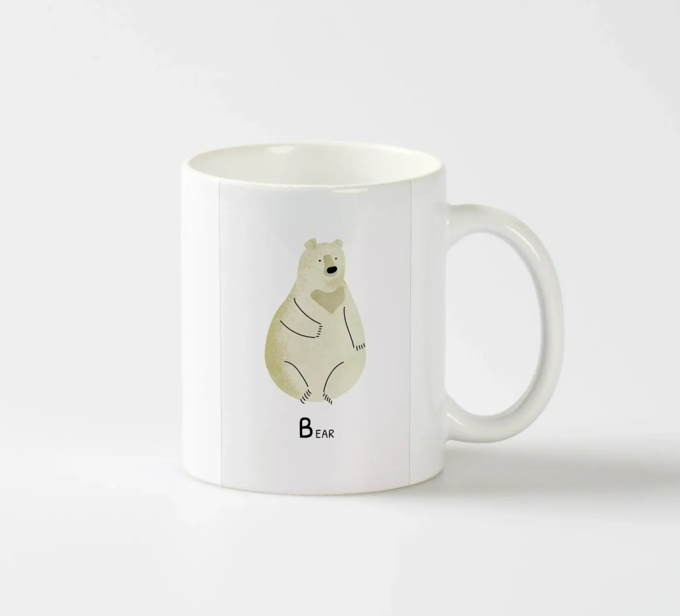 Bear keramische mok van Little Flourishes