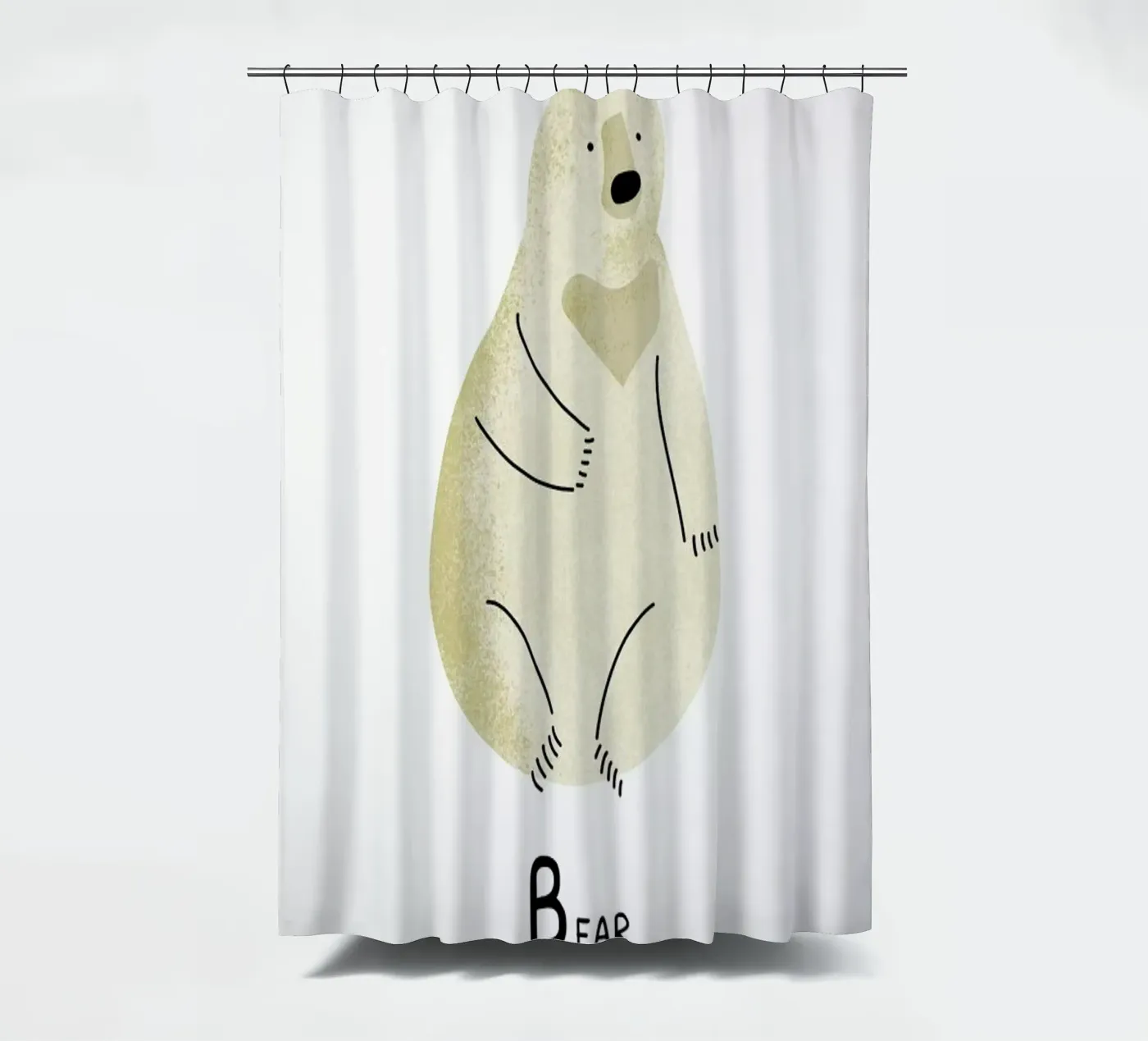 Bear Duschvorhang von Little Flourishes