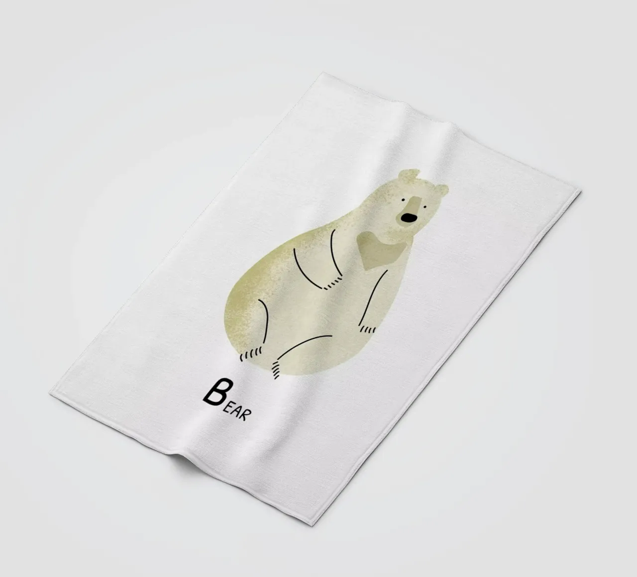 Bear Fleecedecke von Little Flourishes