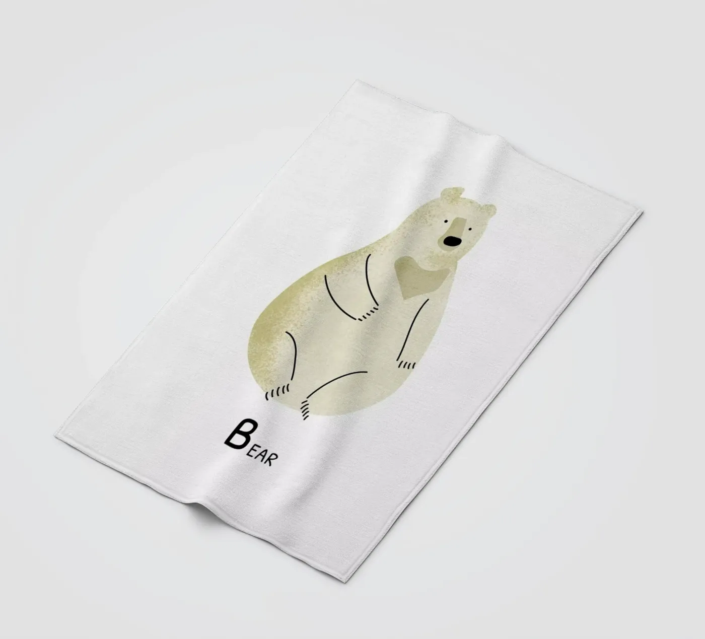 Bear coperta in pile da Little Flourishes