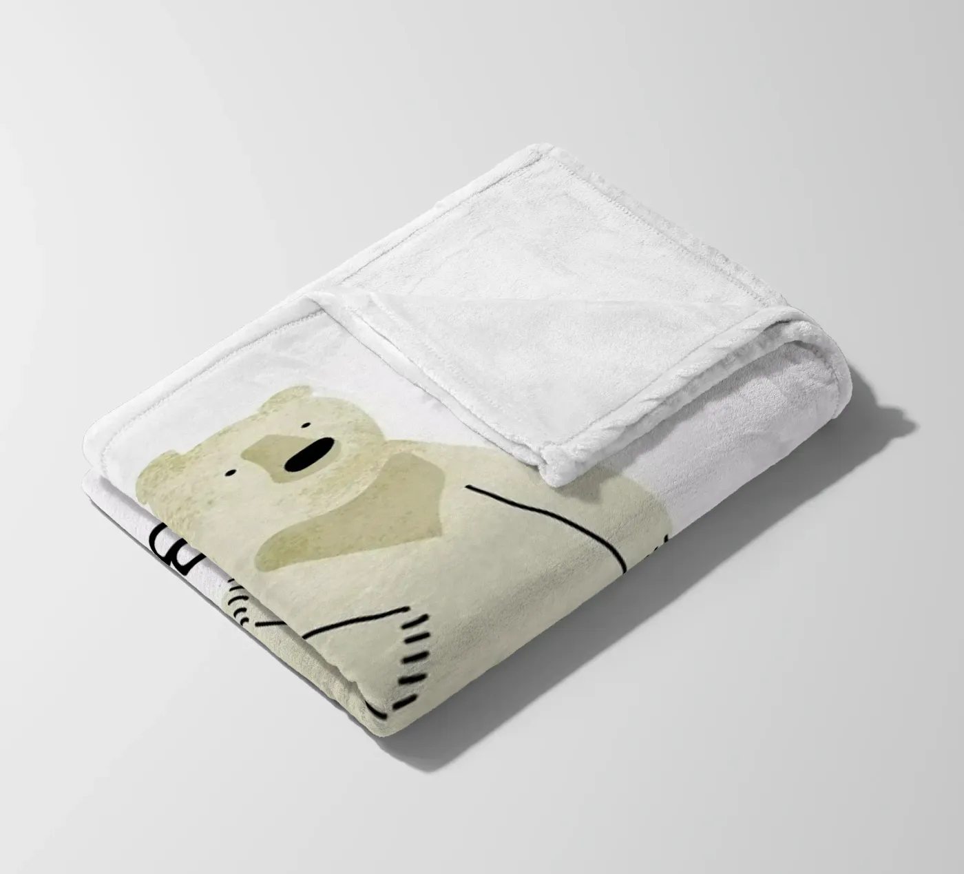 Bear coperta in pile da Little Flourishes