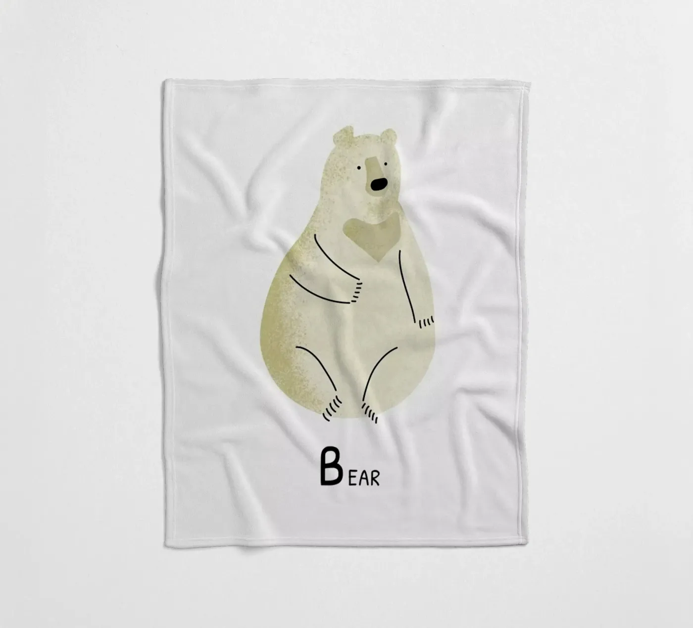 Bear coperta in pile da Little Flourishes