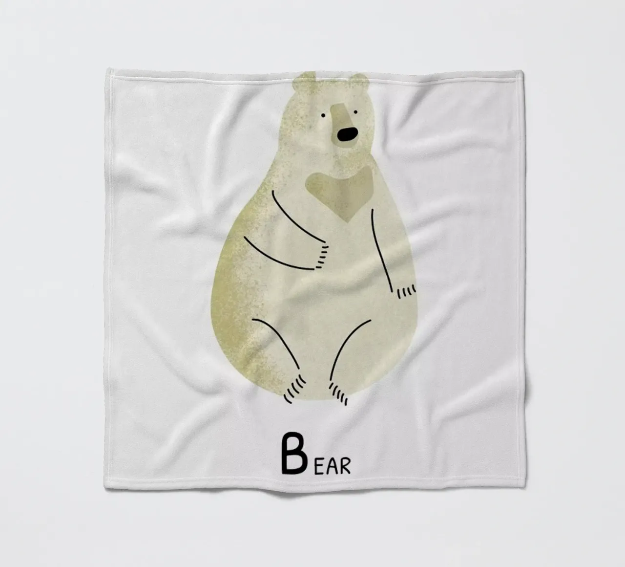 Bear Fleecedecke von Little Flourishes