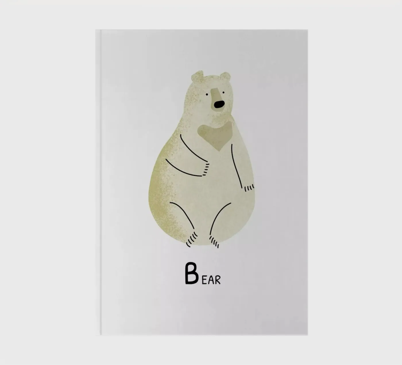 Bear notebook by Little Flourishes