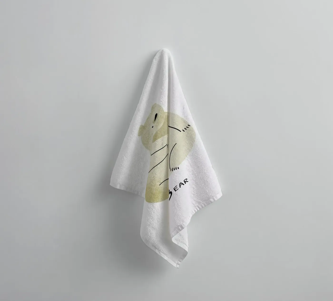 Bear asciugamano da bagno da Little Flourishes