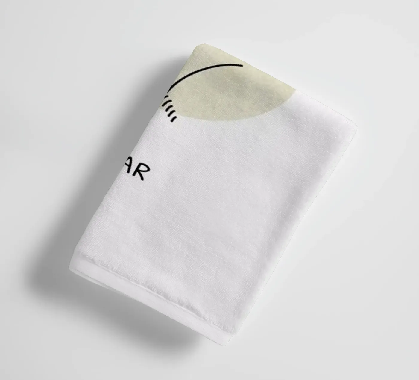 Bear badhanddoek van Little Flourishes