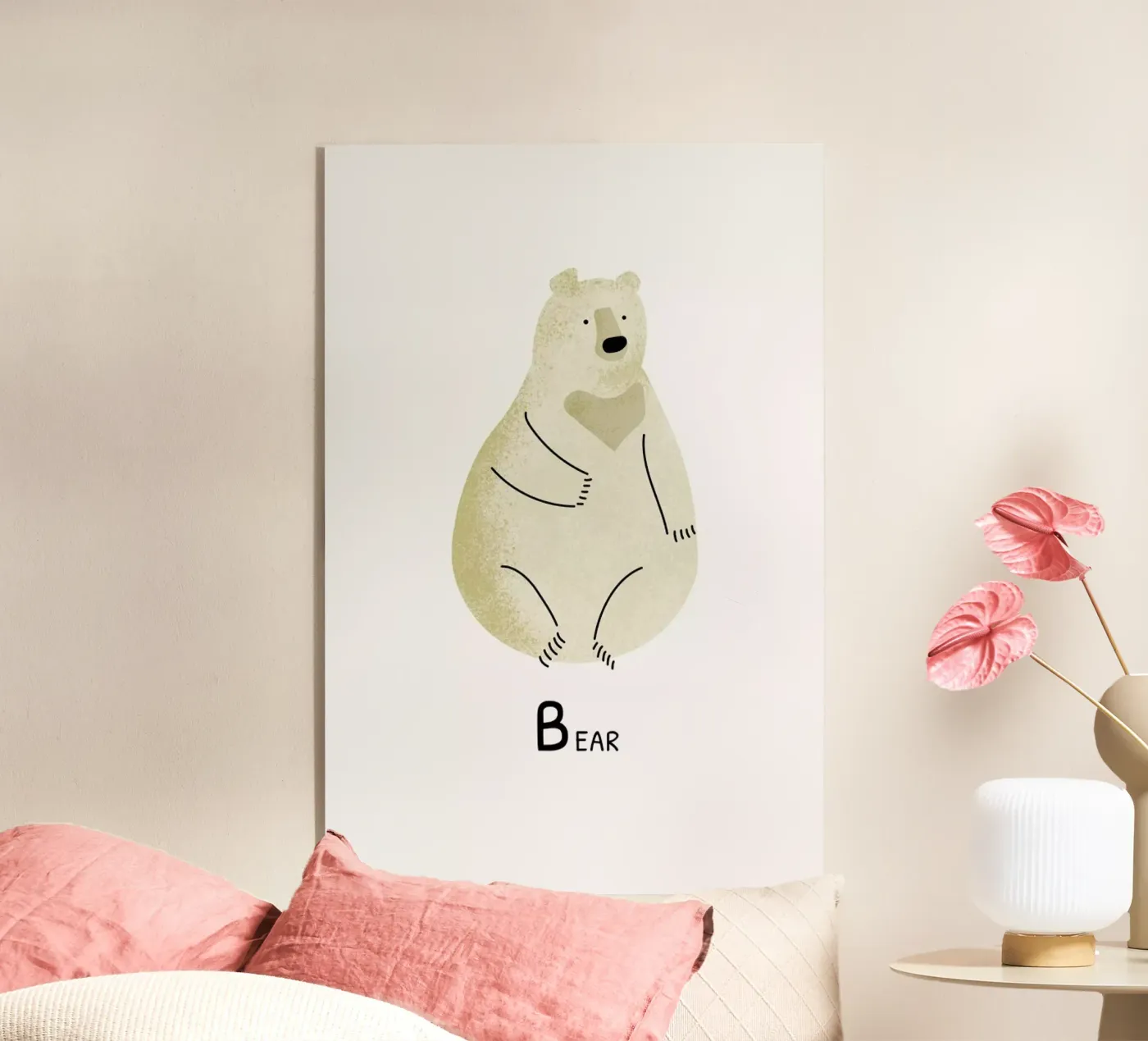 Bear plexiglas de Little Flourishes