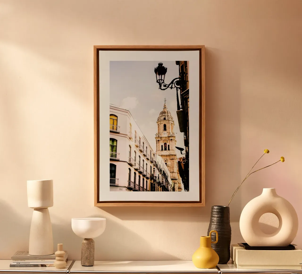 Malaga tela con Cornice a cassetta da METROPOLIS