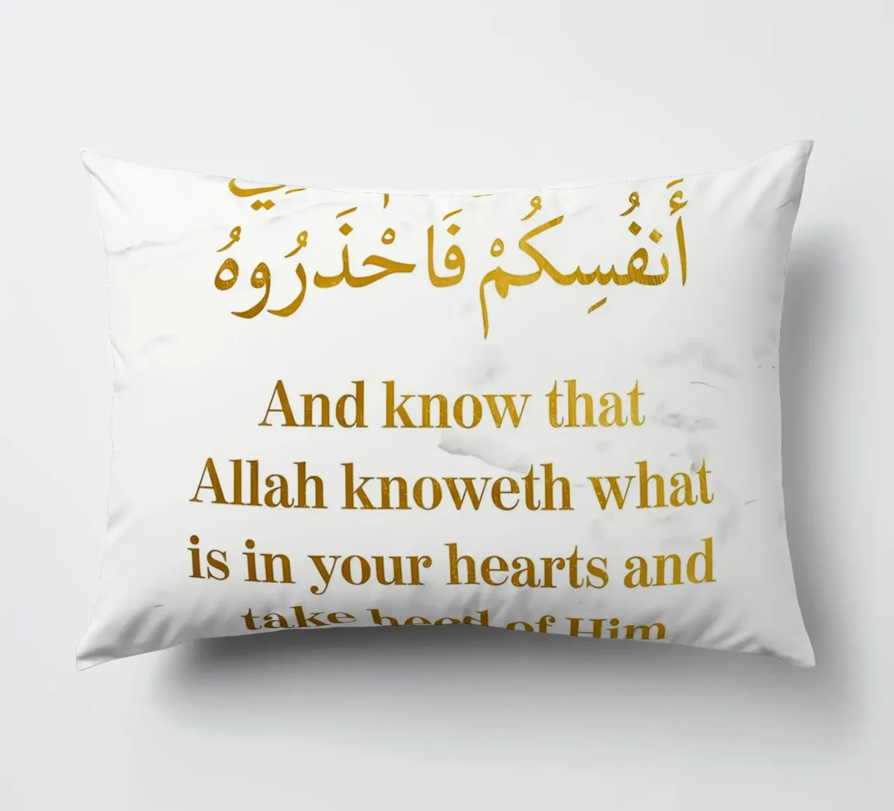 Surat Al Baqarah Versetto 235 cuscino da Albert S Jacob