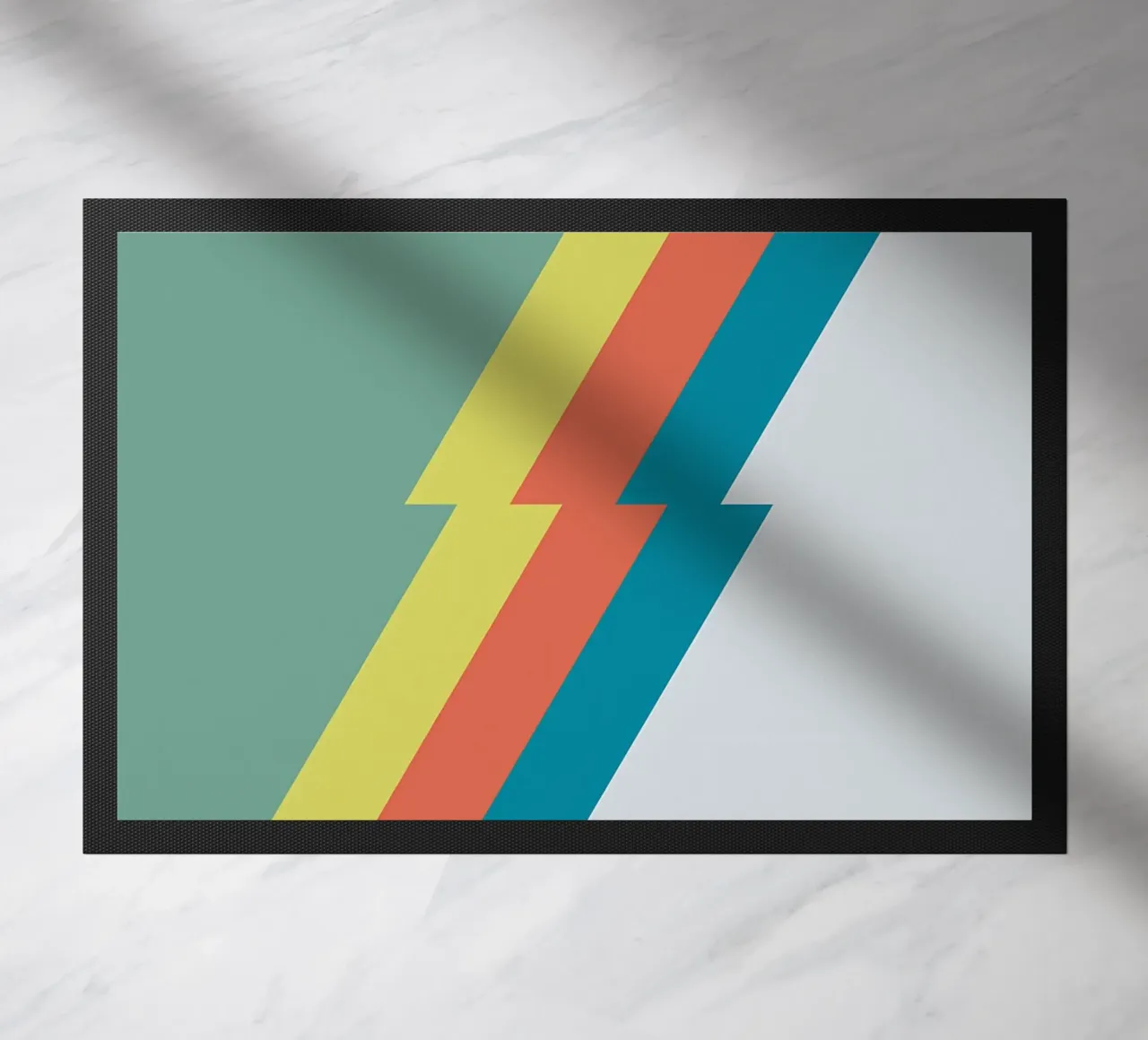 spring rock doormat by James M Coyle