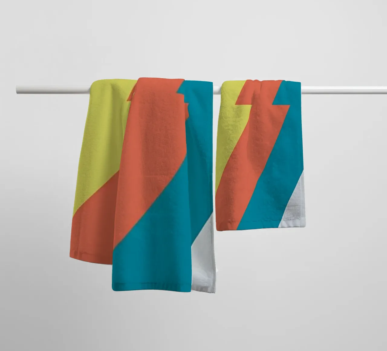 spring rock towel by James M Coyle
