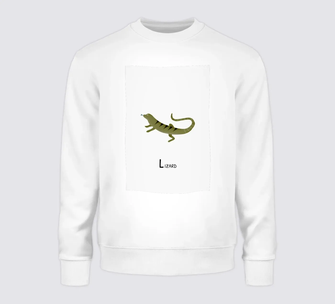 Lizard sweatshirt van Little Flourishes