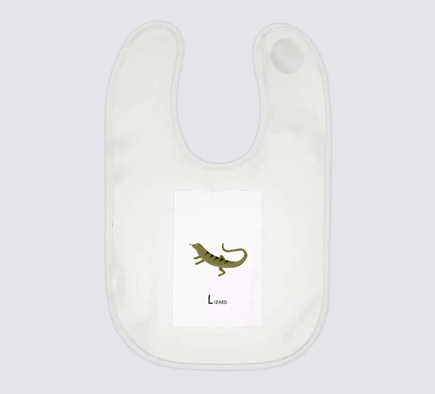 Lizard baby slabbetje van Little Flourishes