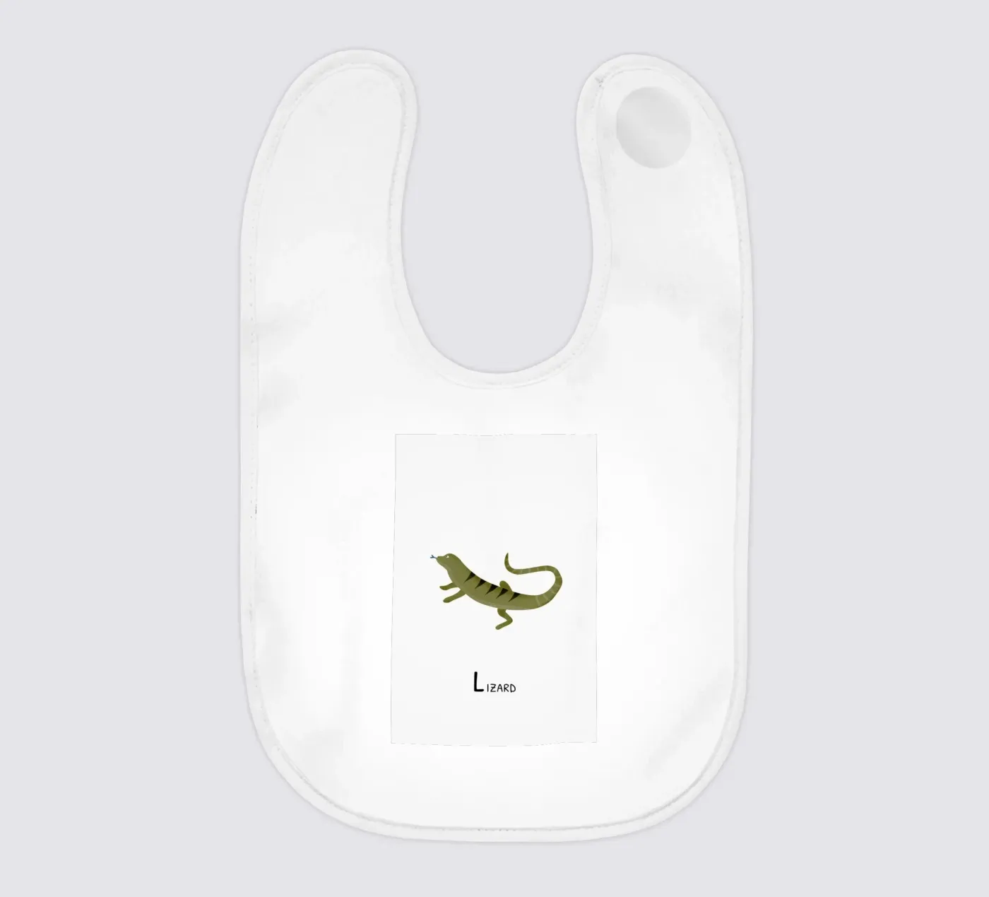 Lizard baby slabbetje van Little Flourishes