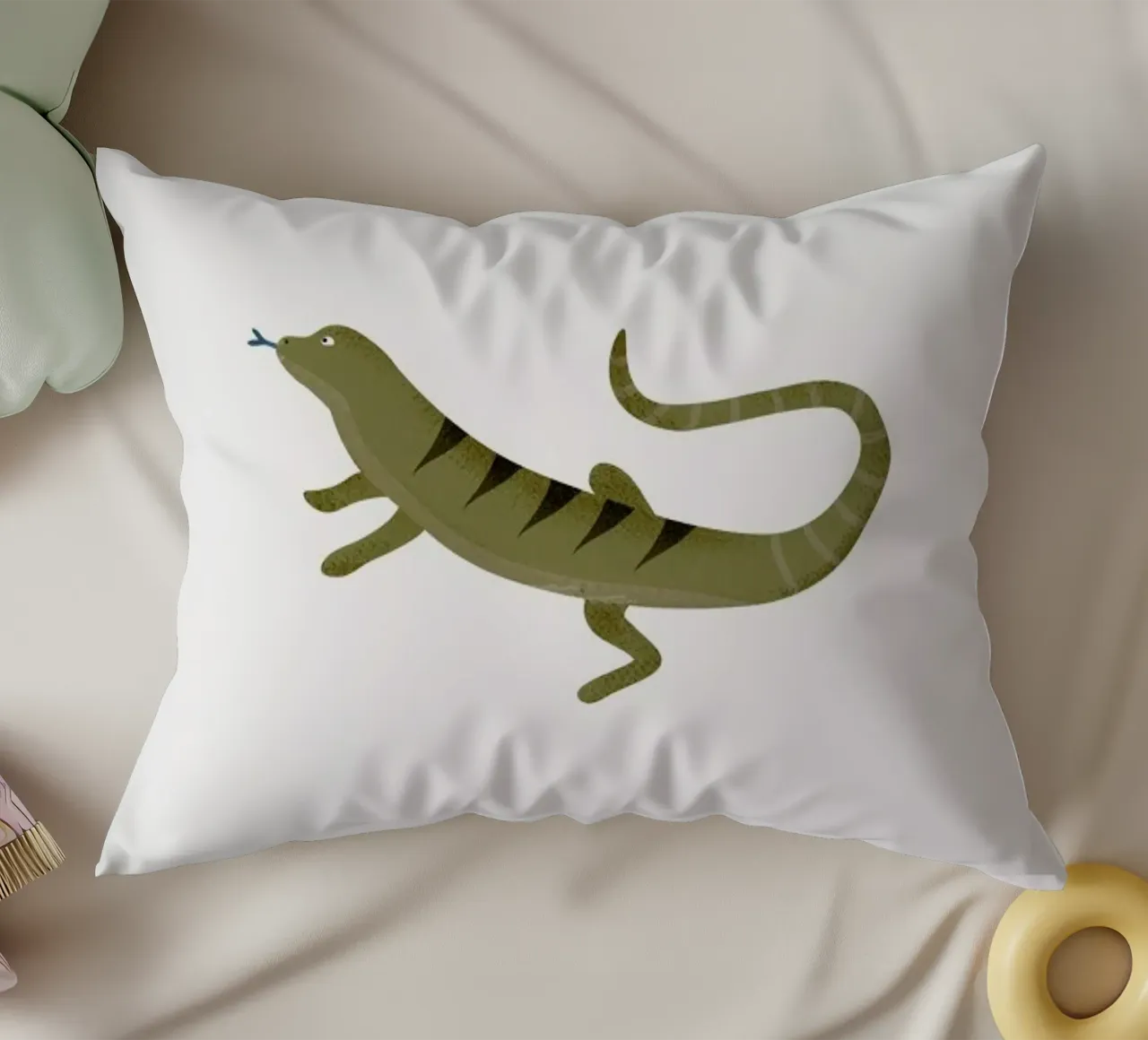 Lizard cuscino da Little Flourishes